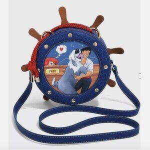 NWT Danielle Nicole The Little Mermaid Prince Eric Nautical Wheel Crossbody